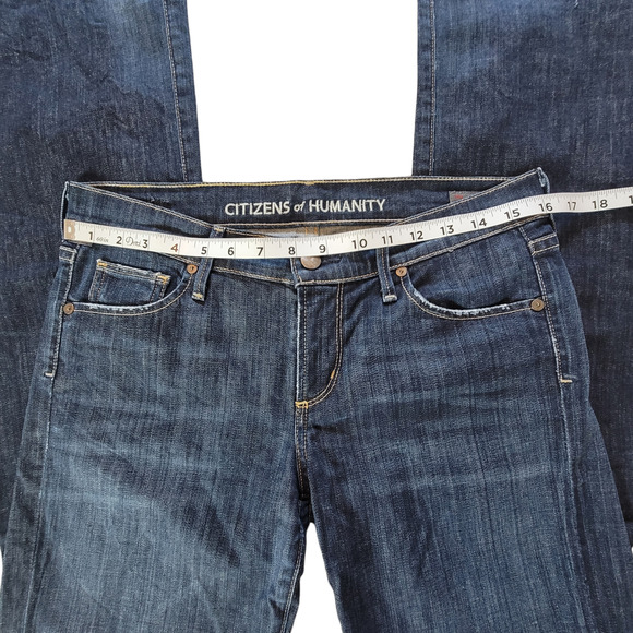 Citizens of Humanity Anthropologie "Dita" Petite Bootcut Leg Jeans SZ 28 - Picture 4 of 11